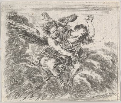 ボレアスとオリシア、ゲームオブミソロジーJeu de la Mythologie、1644年。 作： Stefano della Bella