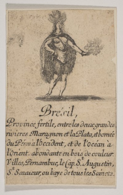 ブラジル、1644年。 作： Stefano della Bella