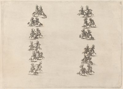 2列で戦うキャバリアーズ 作： Stefano della Bella