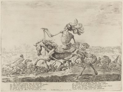 戦場の死 作： Stefano della Bella
