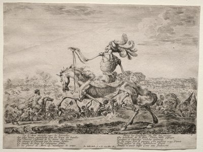 戦場での死 作： Stefano della Bella