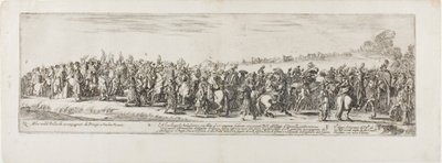 ローマへのポーランド大使の入場 作： Stefano della Bella