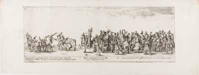 ローマへのポーランド大使の入場 作： Stefano della Bella
