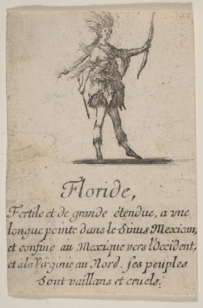 Floride, 1644年。 作： Stefano della Bella