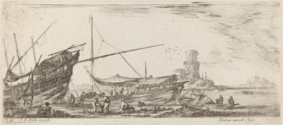 ハーバー ビュー、1644 年。 作： Stefano della Bella