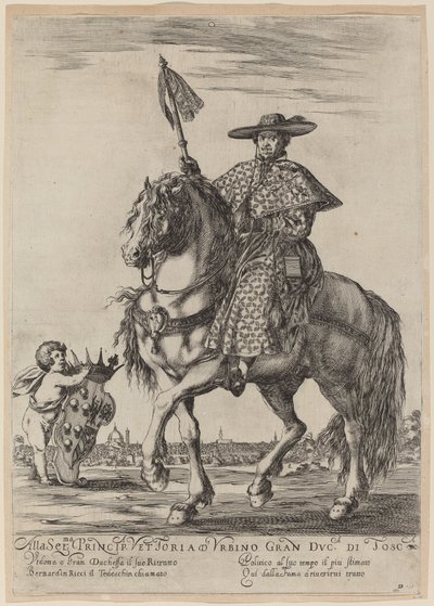 ドイツ人、1637年。 作： Stefano della Bella