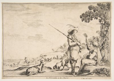 狩りのフィレンツェ、ca。 1654年。 作： Stefano della Bella