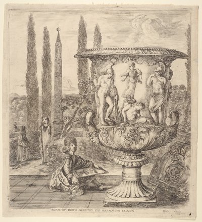 Le vase de Medicis（メディシスの花瓶 作： Stefano della Bella