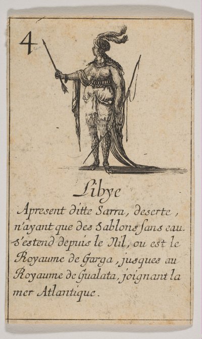 リビア、1644年。 作： Stefano della Bella