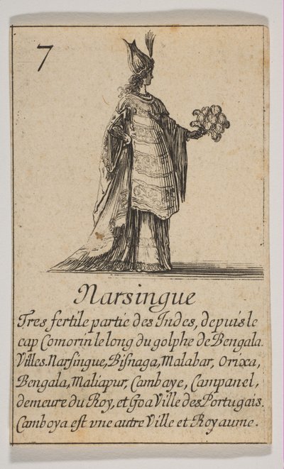 ナルシンゲ、1644年。 作： Stefano della Bella