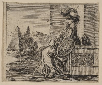 パラス、ゲームオブミソロジーゲームオブミソロジー、1644年。 作： Stefano della Bella