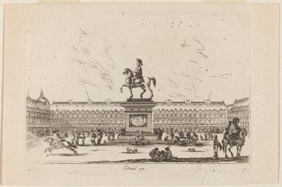 ロワイヤル広場、1642 年。 作： Stefano della Bella