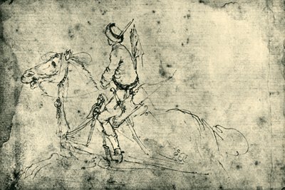 ポーランドの騎手、1633-1634、1943年。 作： Stefano della Bella