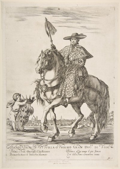 ベルナルディーノリッチの肖像、1637年。 作： Stefano della Bella