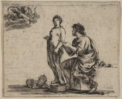 ピグマリオン、ゲームオブミソロジーJeu de la Mythologie、1644年。 作： Stefano della Bella