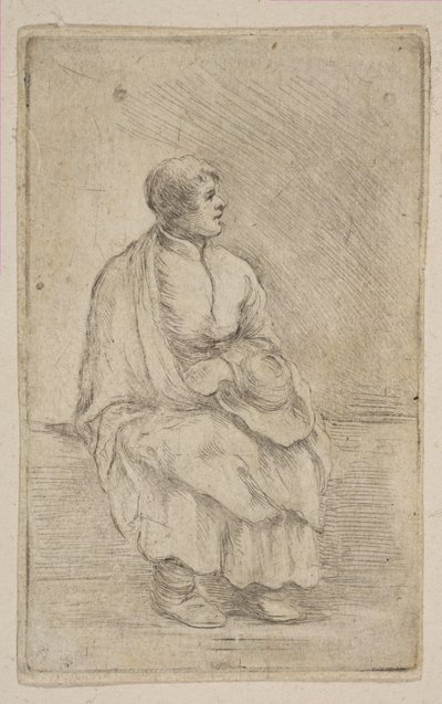 着席教会、約。 1662年。 作： Stefano della Bella