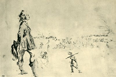 立っている男性像、1633-1634、1943。 作： Stefano della Bella
