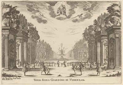 第三景 ヴィーナスの庭園 作： Stefano della Bella