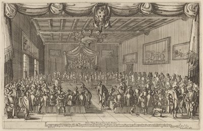 ピアチェヴォリの晩餐会、1627年。 作： Stefano della Bella