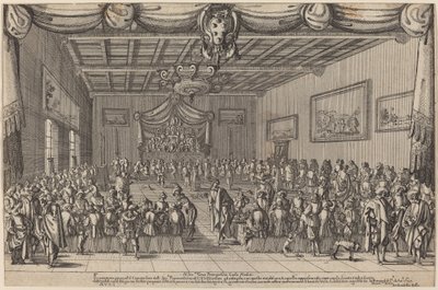 ピアチェヴォリの晩餐会、1627年。 作： Stefano della Bella