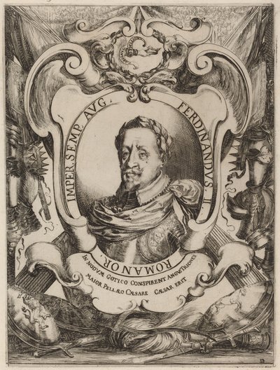 皇帝フェルディナンド 2 世、1637 年。 作： Stefano della Bella