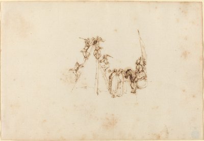 聖フィリップの殉教。 作： Stefano della Bella