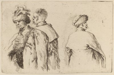 3人のハンガリー人 作： Stefano della Bella