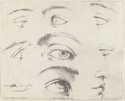 7つの目と2つの口と1つの鼻 描画の原理 (シリーズ タイトル) I principii del disegno (シリーズタイトル) 作： Stefano della Bella