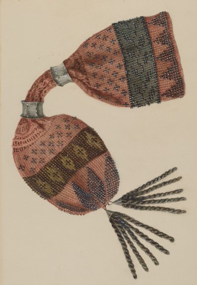 ビーズの財布、c。 1940年。 作： Stella Mosher