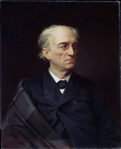 詩人の肖像 Fyodor Ivanovich Tyutchev (Theodore Tiuttchev y Tiutchev) 作： Stepan Fyodorovich Alexandrovsky
