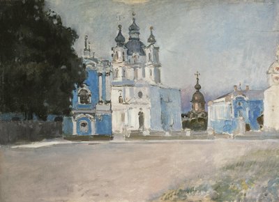 サンクトペテルブルクのスモーリヌイ修道院、20 世紀初頭。 作： Stepan Petrovich Yaremich