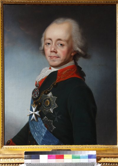 Paul I de Russie - ロシア皇帝ポール1世（1754-1801）の肖像 - Stepan Semyonovich Shchukin（1762-1828）。油彩・キャンバス、1798年以降個人蔵 作： Stepan Semenovich Shchukin