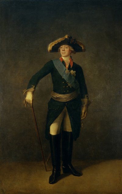 ロシアの皇帝パウロ1世の肖像1754-1801、1797 作： Stepan Semenovich Shchukin