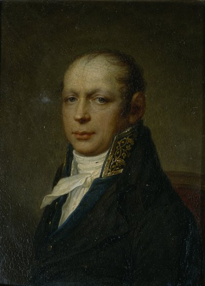 建築家アンドレヤンエイドリアンD.ザカロフ1761〜1811年、1804年頃の肖像 作： Stepan Semenovich Shchukin