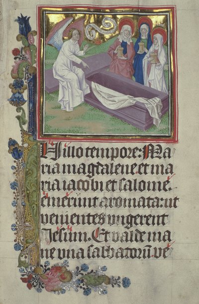 ツァルトさん3017 IV、fol.9rキリストの墓の聖女 作： Stephan Lochner