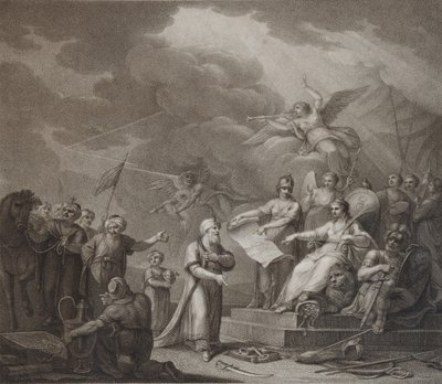 ジャシー条約の寓意、1792年 作： Stephanoff