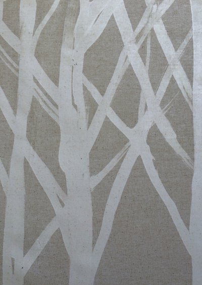 Tree I, 2016（布にワックス） 作： Stephen Dow