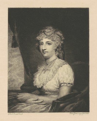 フィリップ・ニックリン夫人（ジュリアナ・チュー） 作： Stephen James Ferris, after Gilbert Stuart
