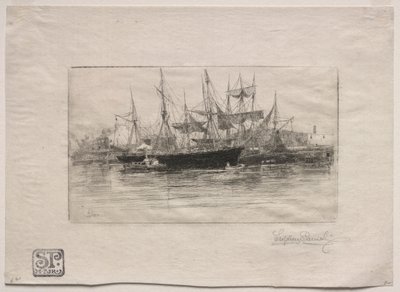ポイント ブリーズ オイル ワーブ、1880 年。 作： Stephen Parrish