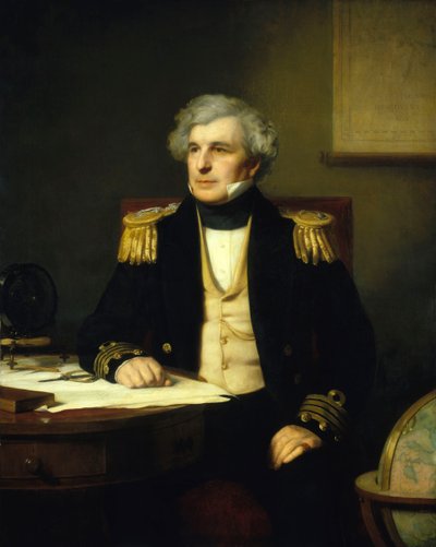 ジェームズ・クラーク・ロス船長（1800-1862） 作： Stephen Pearce
