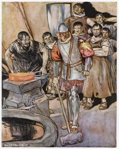 竜殺しのジークフリートのイラスト（カラーリソ） 作： Stephen Reid