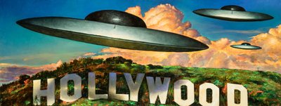 Land Of Reality, 2001 (リネンに油彩) 作： Steven Skollar