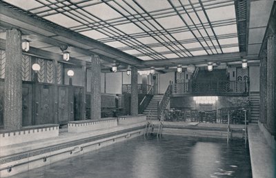 1931年にSSエンプレスオブブリテンに搭載された海水浴場 作： Stewart Bale Limited