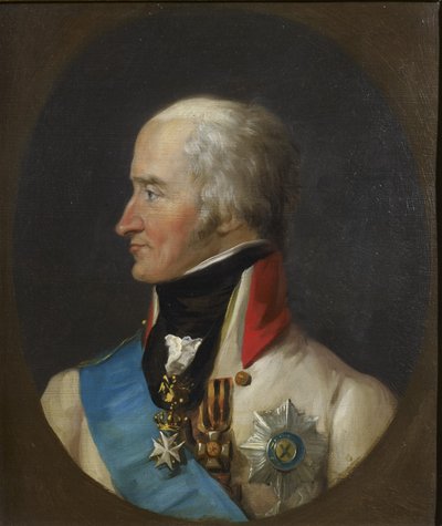 レビン・レオンティ伯爵の肖像アウグスト・テオフィル・フォン・ベニグセン1745-1826年、c。 1810年 作： Stroely
