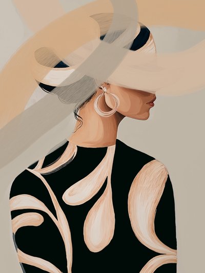 抽象的なファッションポートレート 作： Studio Palette