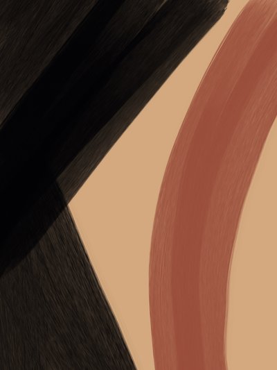 素朴な抽象的な曲線 作： Studio Palette
