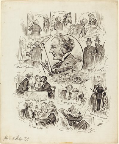 有名人との日々: Mr. Millais, R.A. 作： Studio of Alfred Bryan
