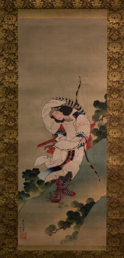 伝説の神功皇后、1847年。 作： Studio of Katsushika Hokusai