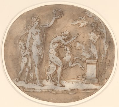 アンティークの件名 作： Style of Angelica Kauffmann