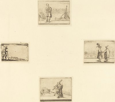エッチングシート 作： Style of Jacques Callot